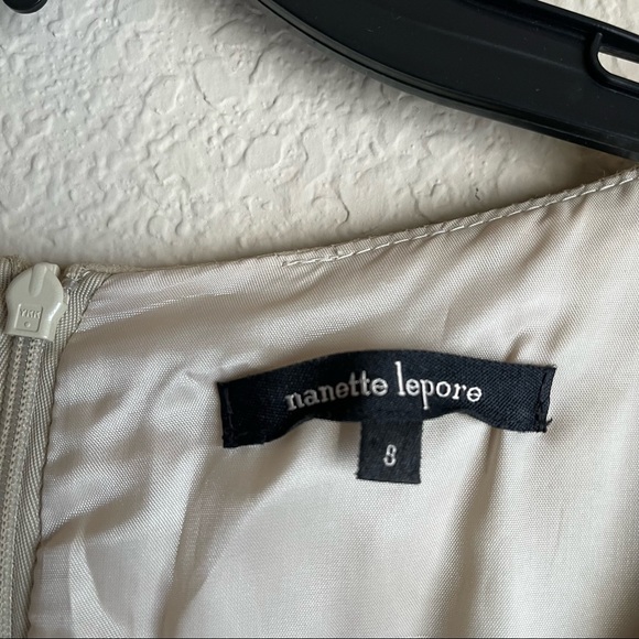 Nanette Lepore Dress size 8 all leather - Picture 6 of 8